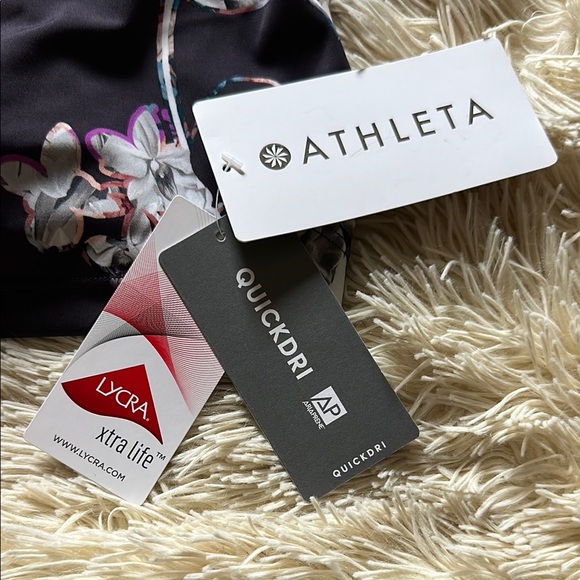 Purple Athleta Tankini Swim Top - Picture 3 of 6